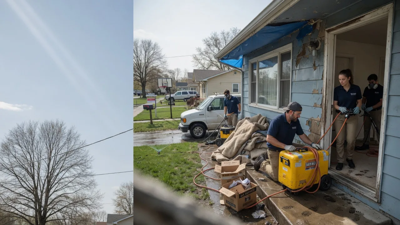 Basement Flood Cleanup in Golden Gate, IL near me